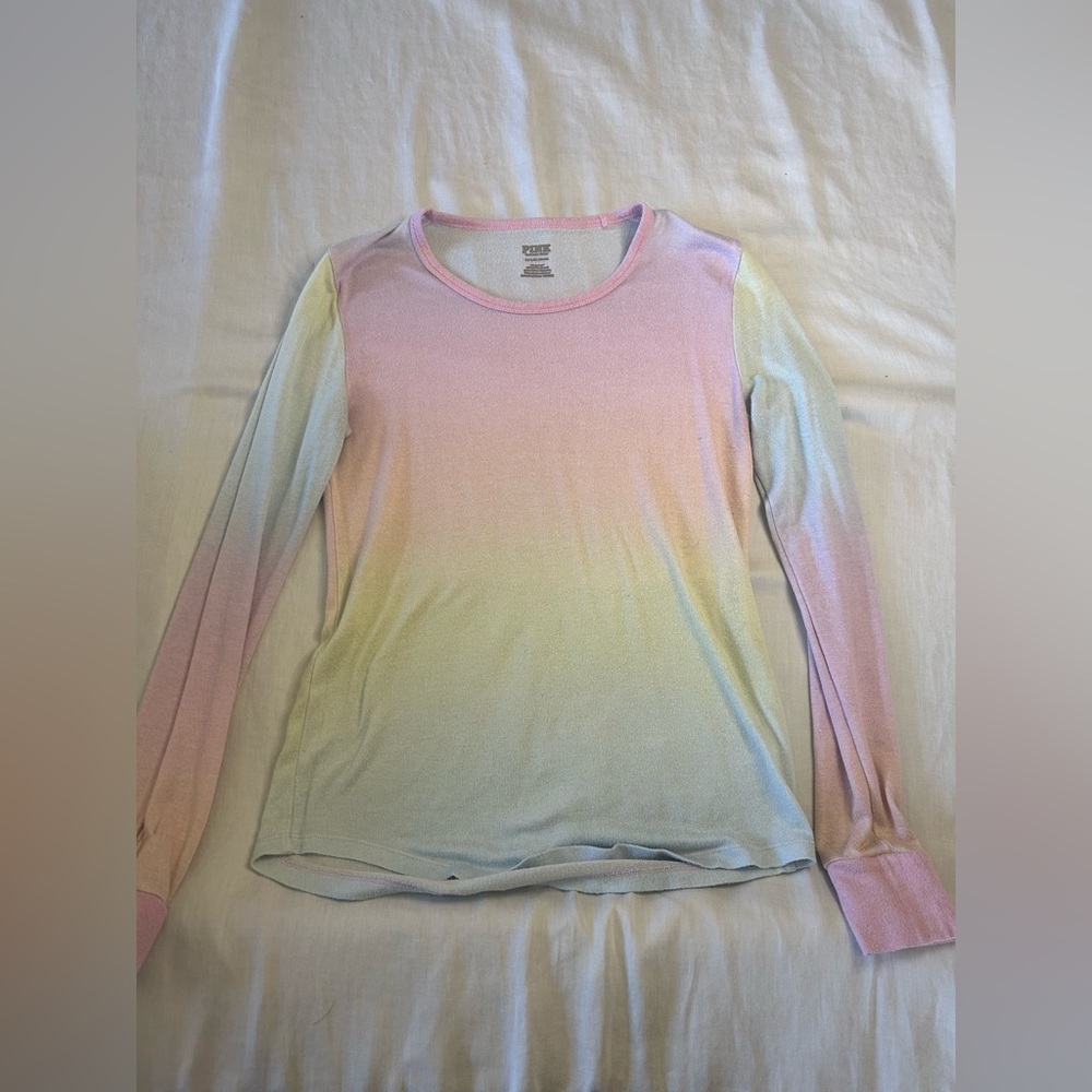 PINK rainbow sweater shirt